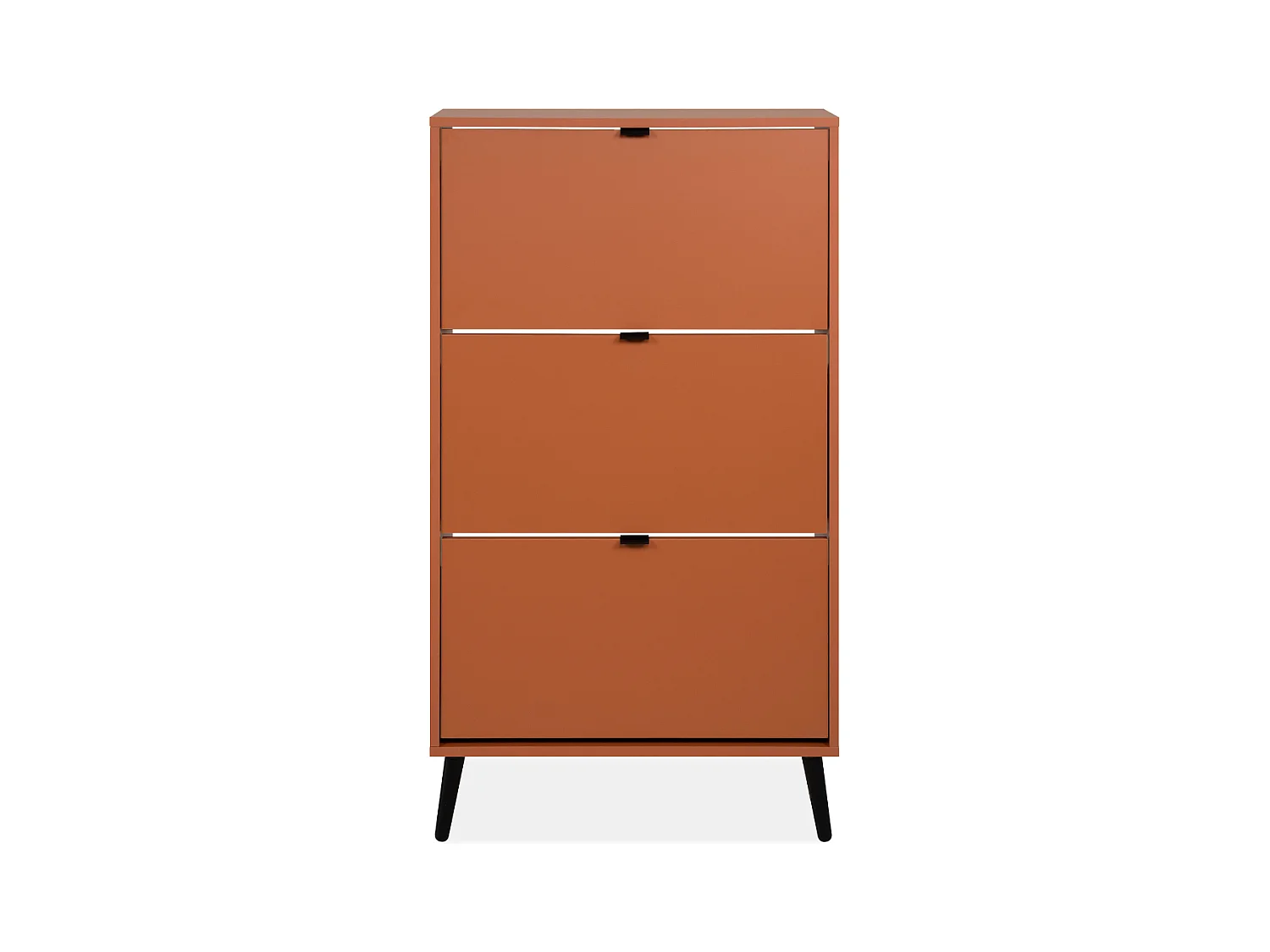 Armoire à chaussures 3 abattants et 2 compartiments par abattant L70cm - VIGO