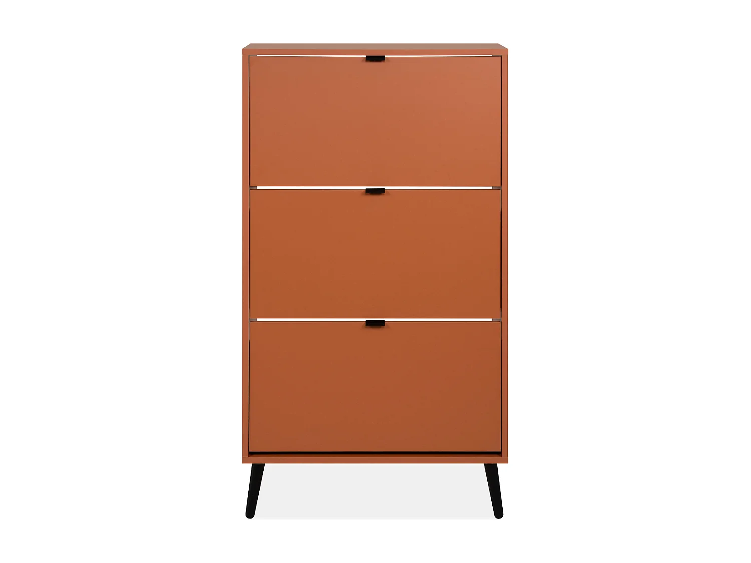 Meuble à chaussures 3 abattants et 2 compartiments par abattant L70cm - VIGO