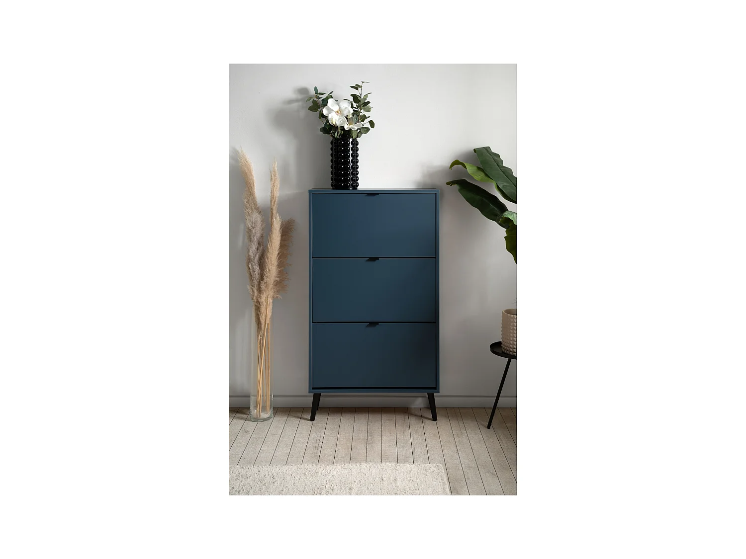 Armoire à chaussures 3 abattants et 2 compartiments par abattant L70cm - VIGO