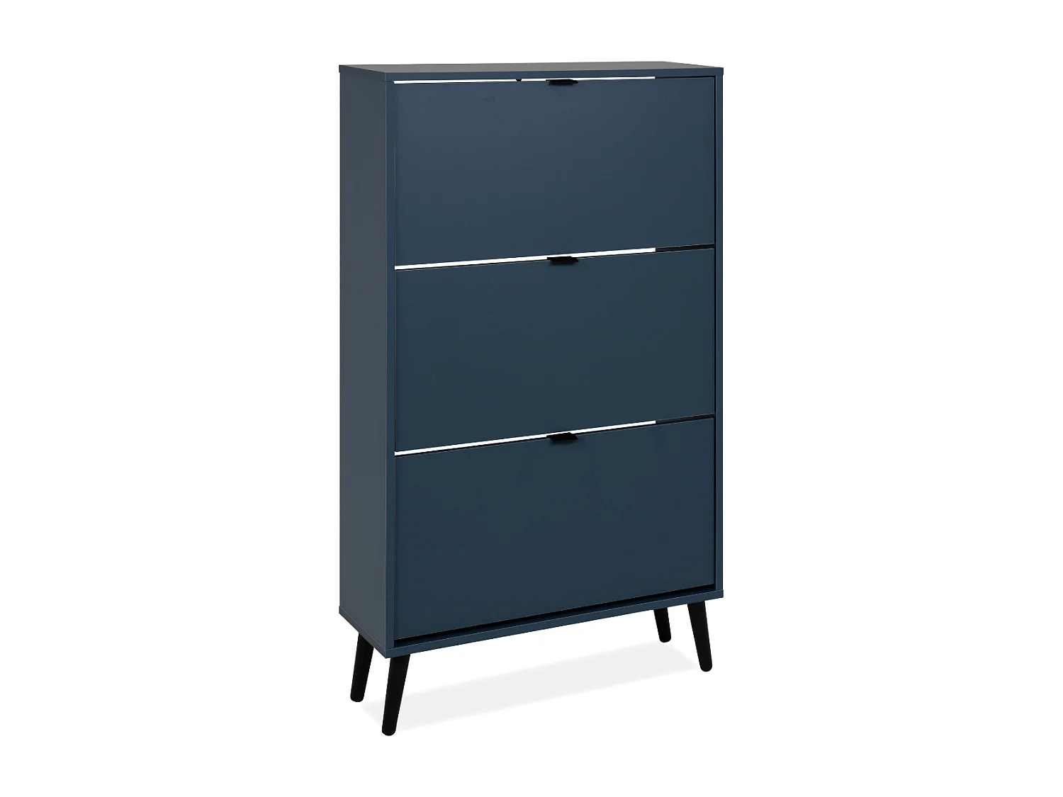 Meuble à chaussures 3 abattants et 2 compartiments par abattant L70cm - VIGO