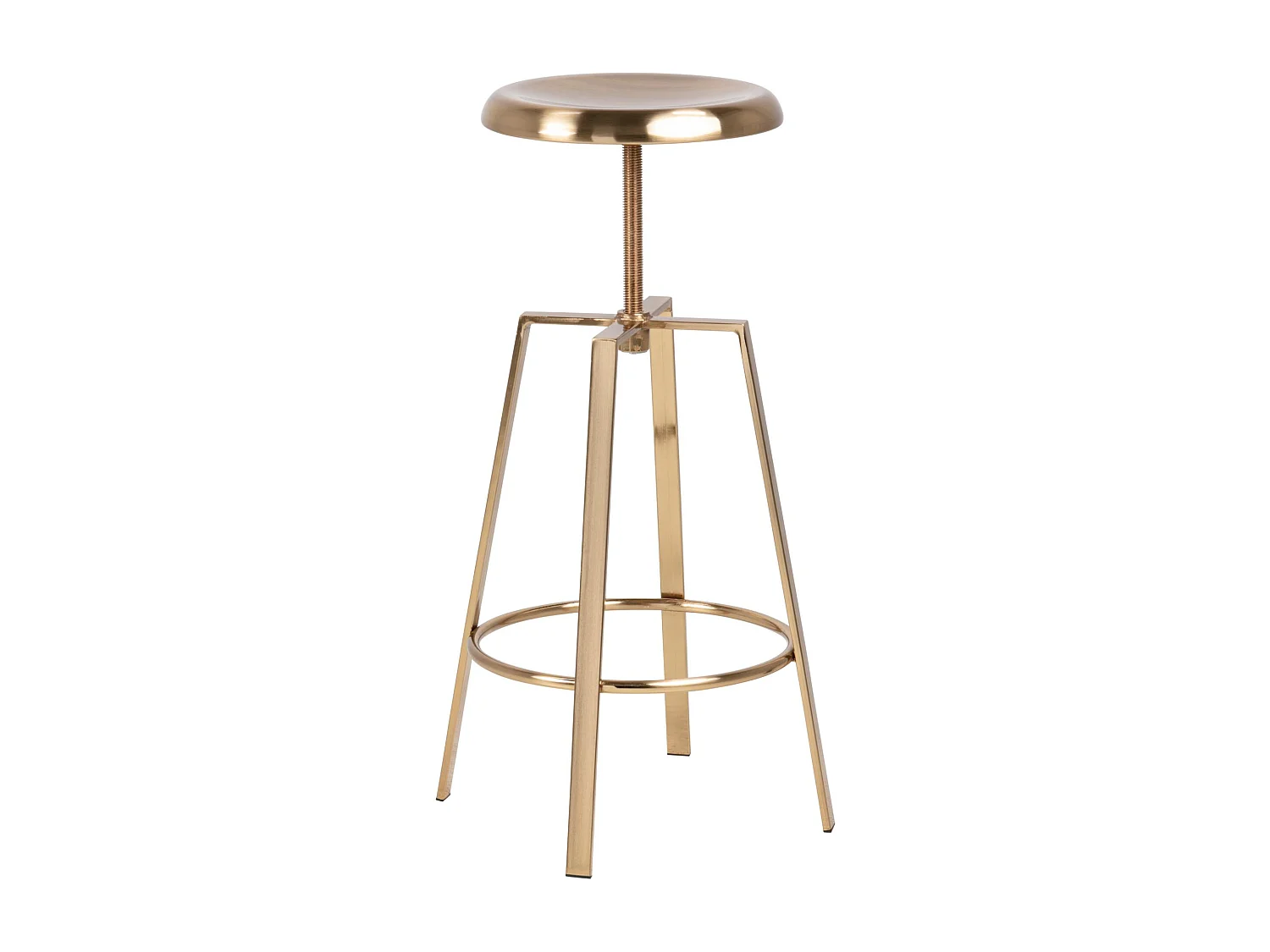 Gorie barstoel goudkleurig.