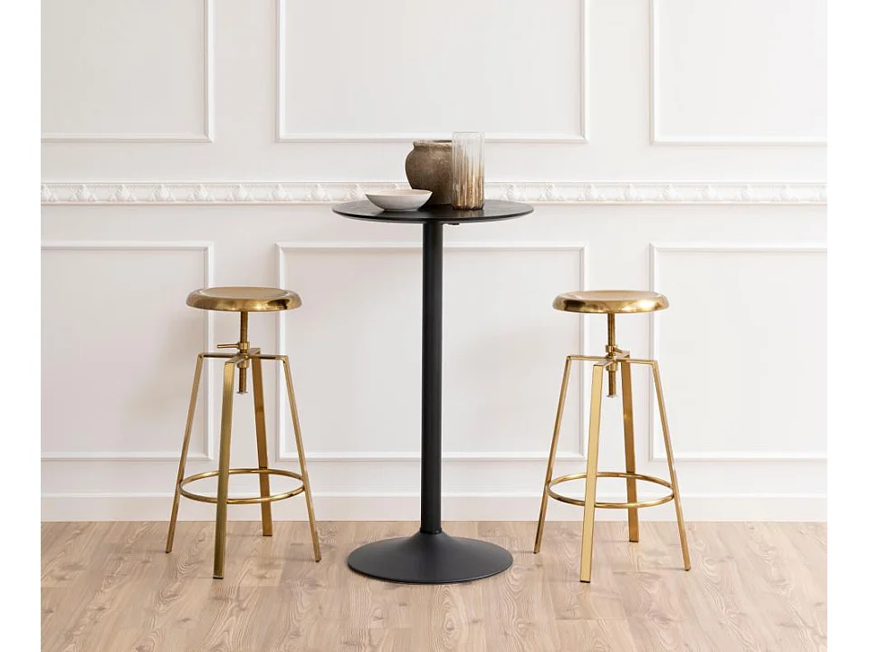 Gorie barstoel goudkleurig.