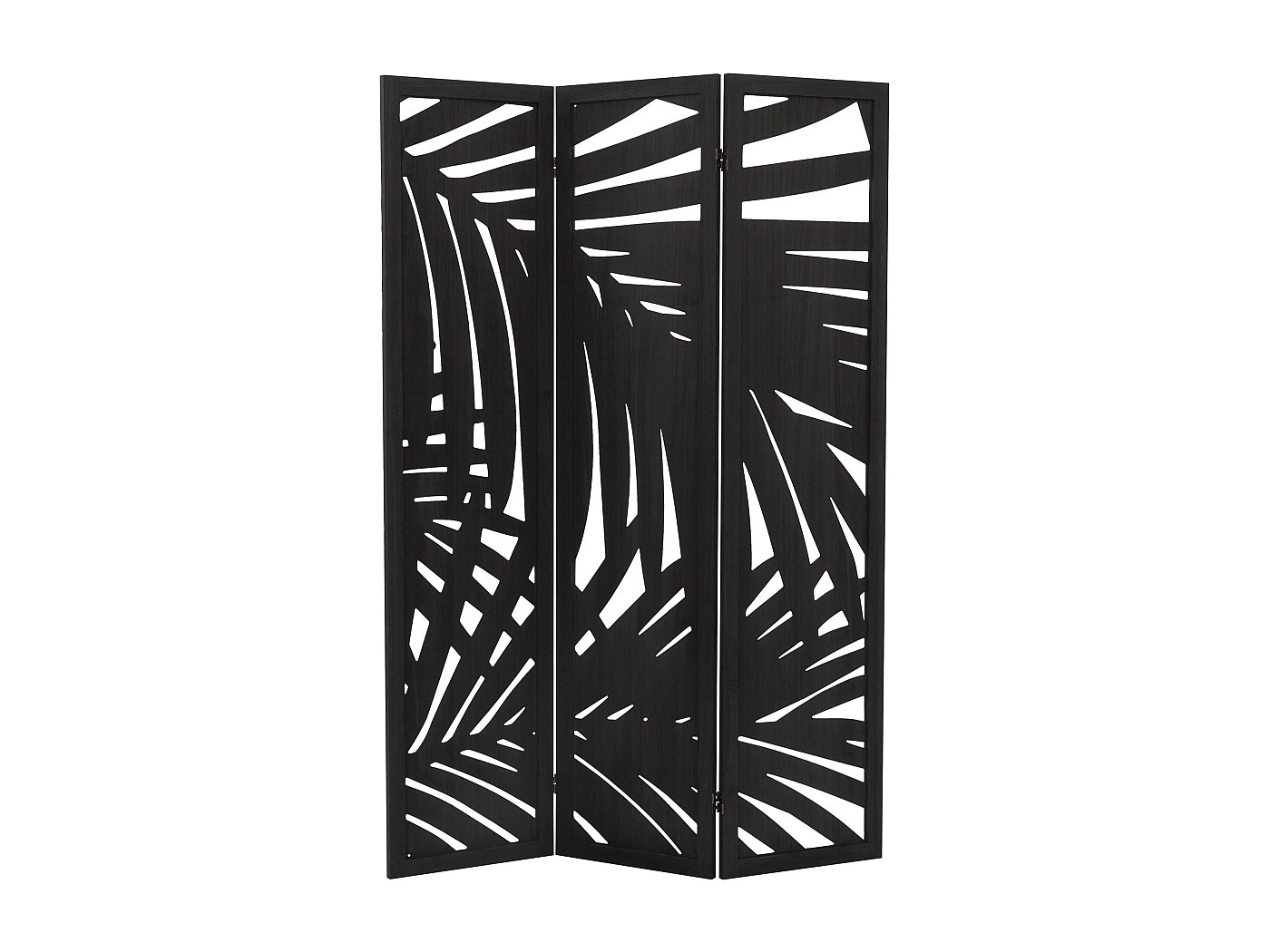 Paravent 3 Panneaux Homestyle4u - Séparateur De Pièce En Bois, 170x120 Cm, Marron