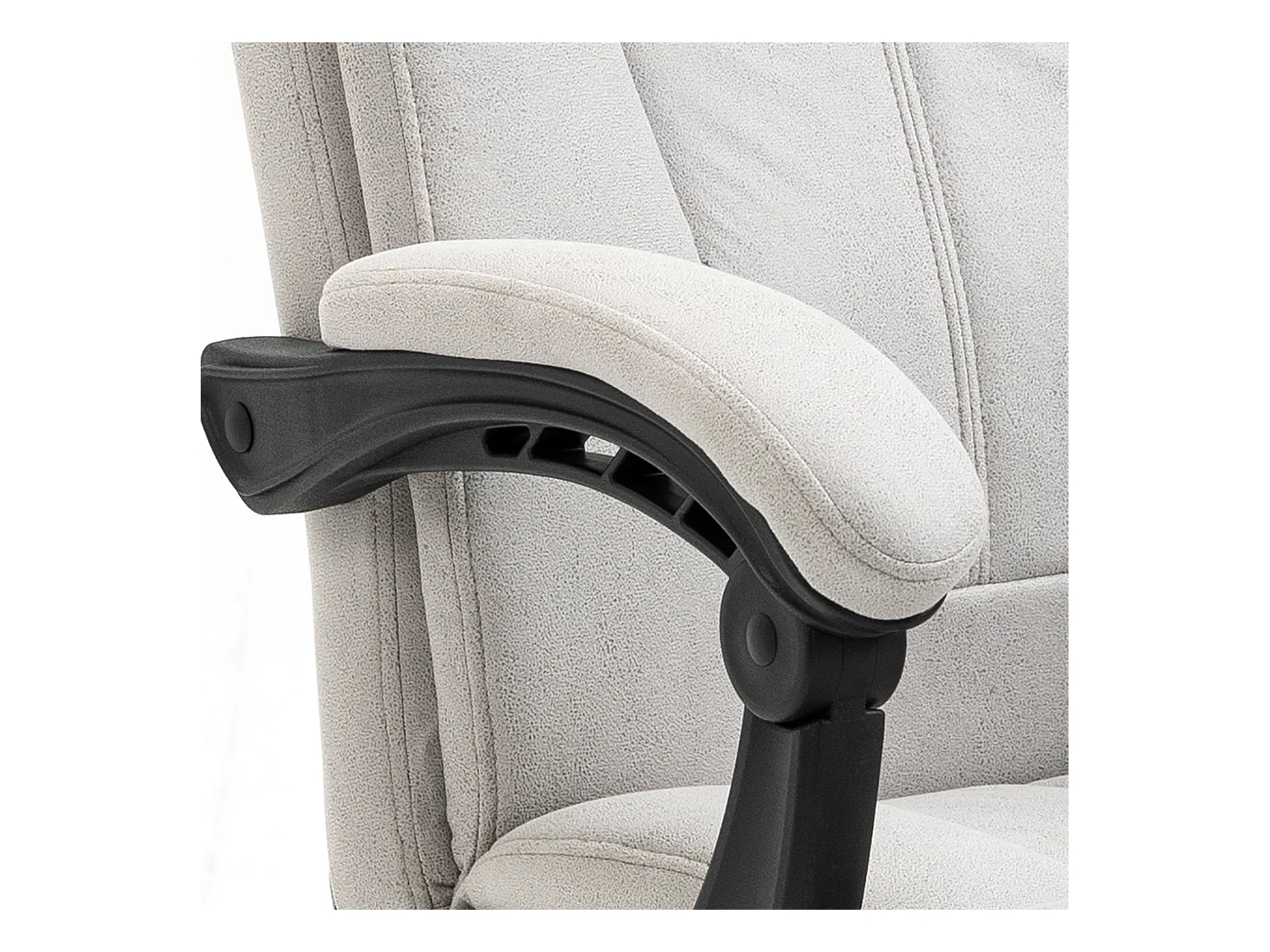 Bürostuhl mit Massagefunktion, ergonomischer Chefsessel mit verstellbarer Fußstütze