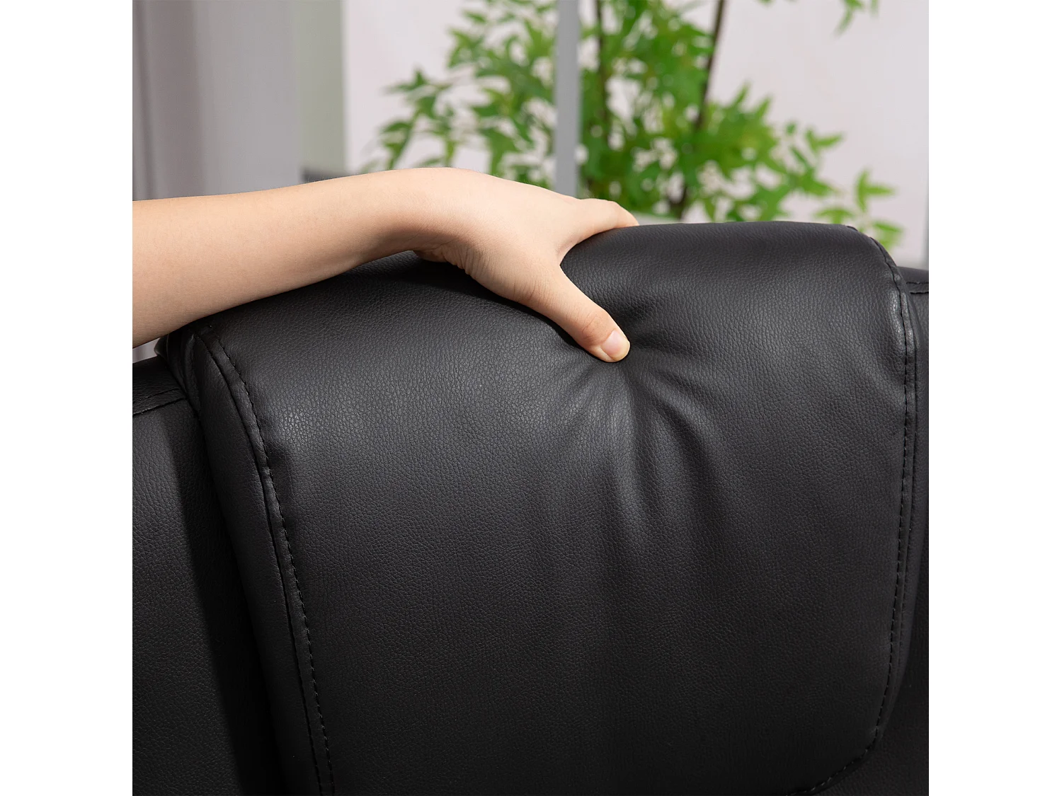 Relaxfauteuil, gewatteerd, in hoogte verstelbaar, draaibaar, relaxfunctie