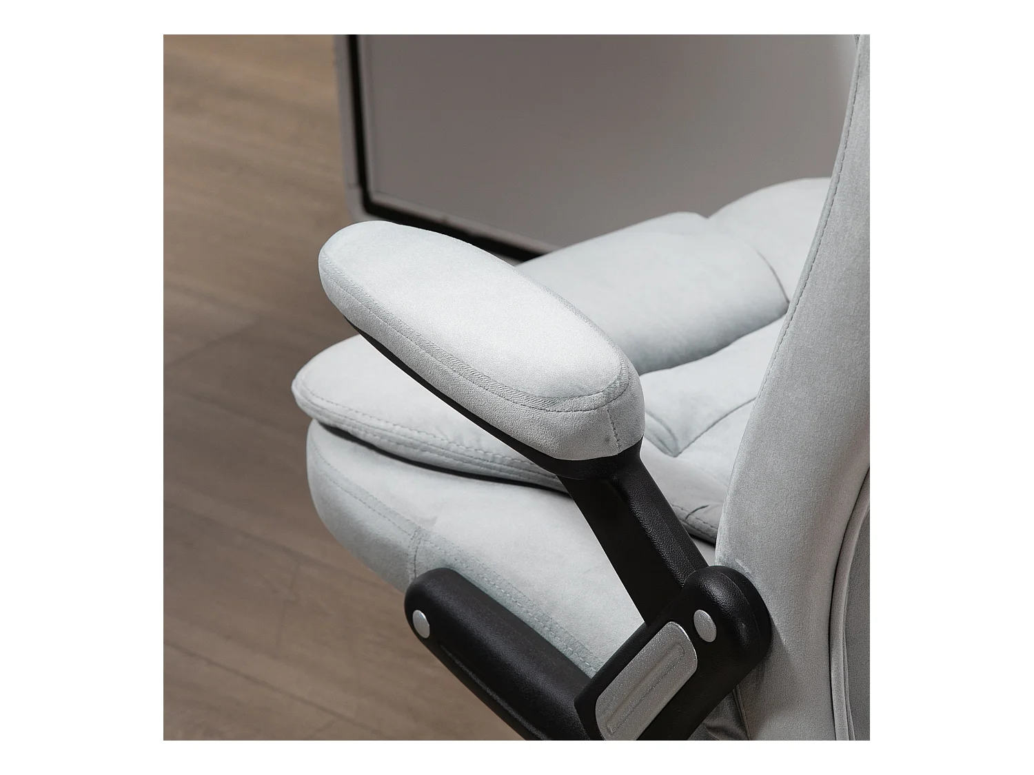 Massagestoel, ergonomisch, in hoogte verstelbaar, PU wielen, kantoorcomfort en ontspanning