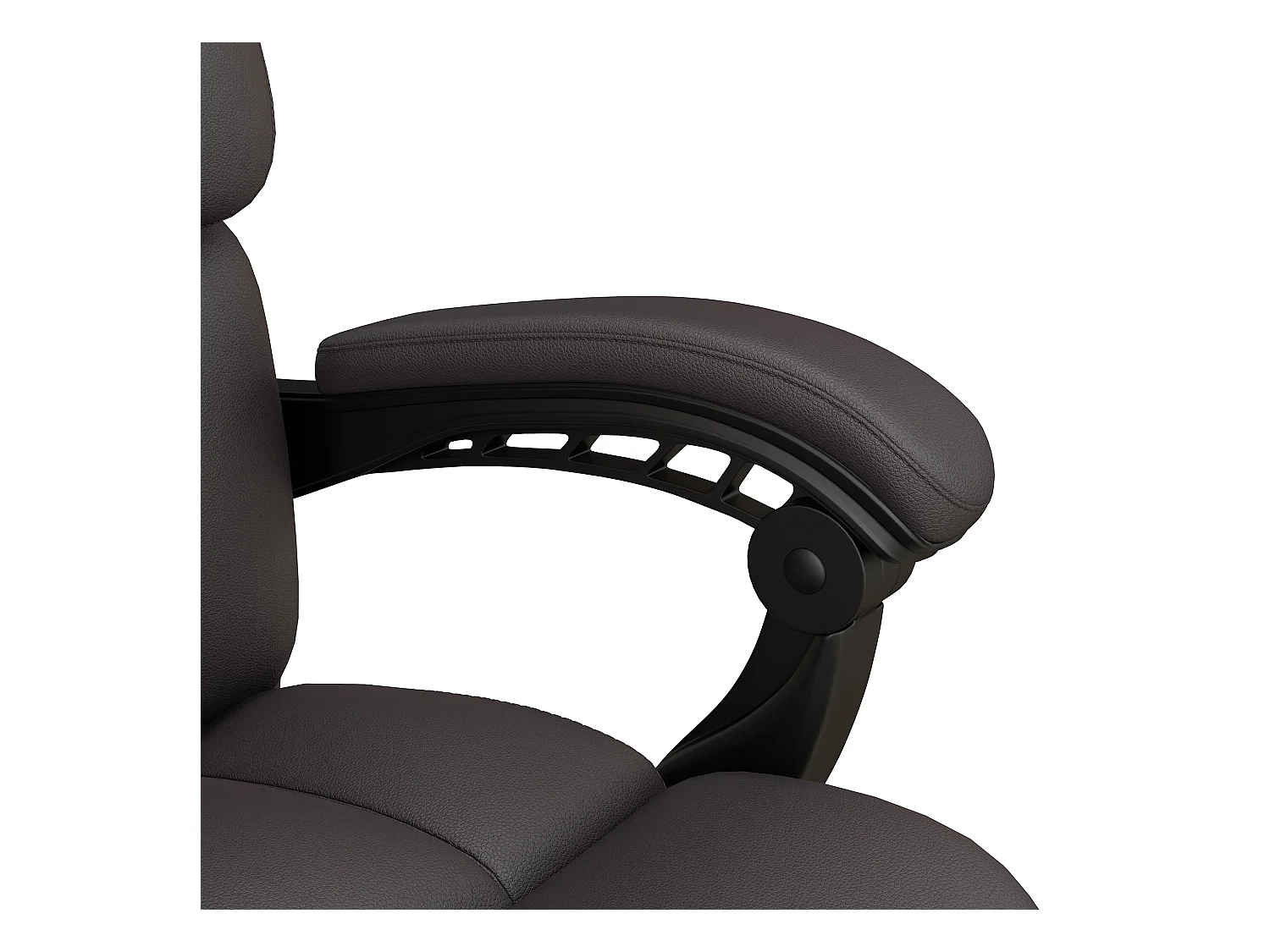 Chaise de bureau avec fonction massage,fauteuil ergonomique,siège de direction,brun