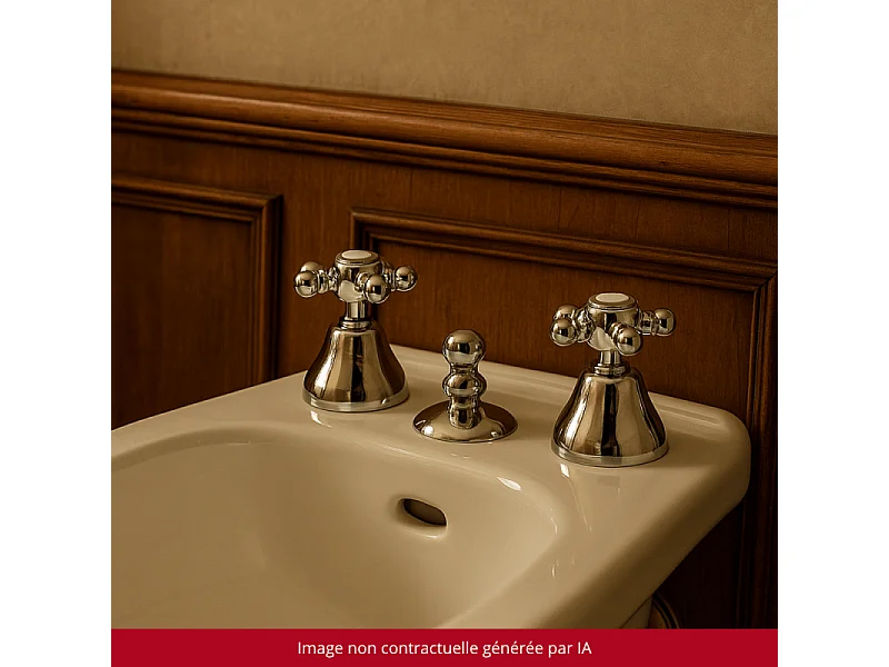 Mélangeur bidet 3 trous PAINI Tiffany Chromé