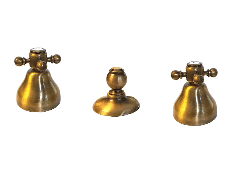 Mélangeur bidet 3 trous PAINI Tiffany Vieux Bronze