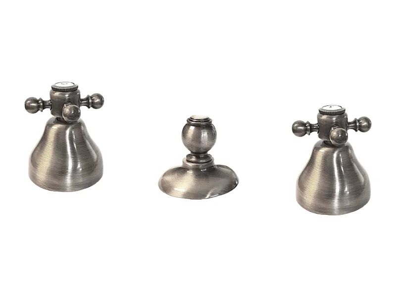 Mélangeur bidet 3 trous PAINI Tiffany Gris Acier