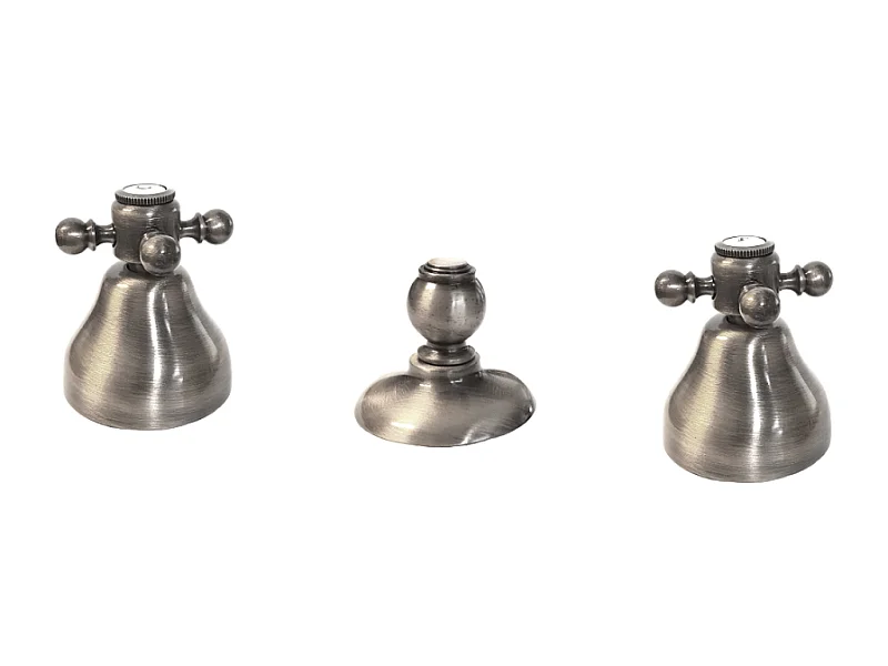 Mélangeur bidet 3 trous PAINI Tiffany Gris Acier