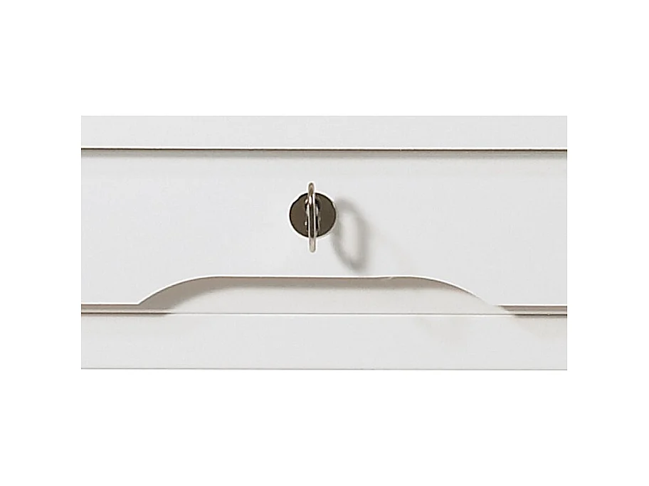 Classeur à Rideau Largeur 70 cm Hauteur 76 cm 8 Niches 2 Kits DS - Coloris: Blanc
