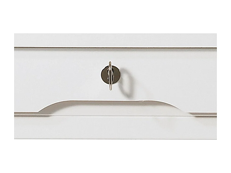 Classeur à Rideau Largeur 70 cm Hauteur 76 cm 8 Niches 2 Kits DS - Coloris: Blanc