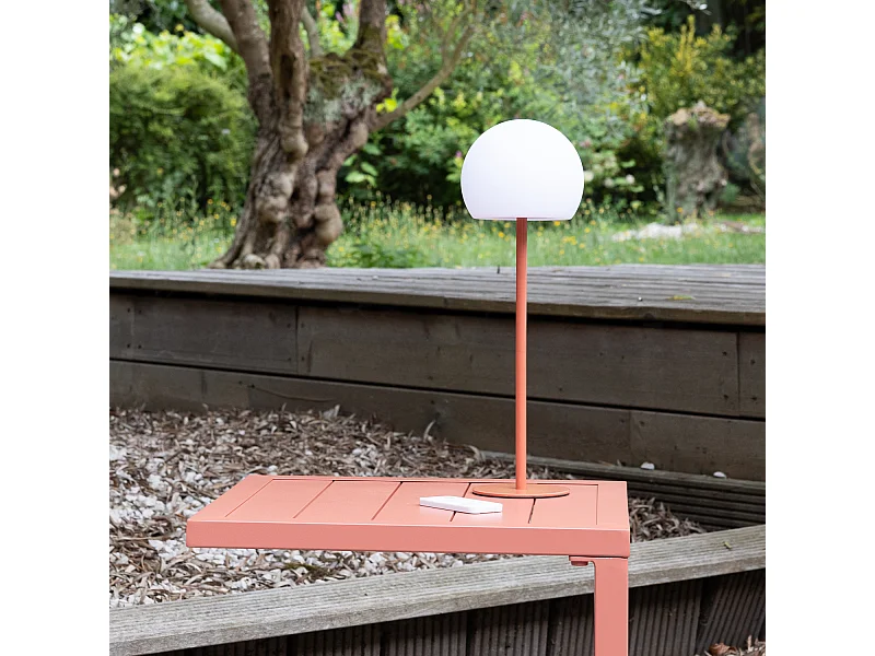 Lámpara de sobremesa LED ISIS de terracota - HAPPY GARDEN