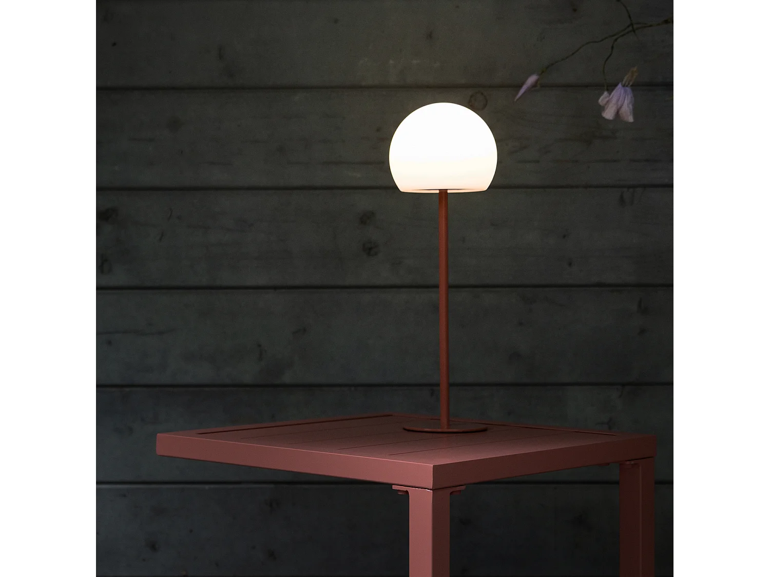 Lampe LED à poser terracotta ISIS - HAPPY GARDEN