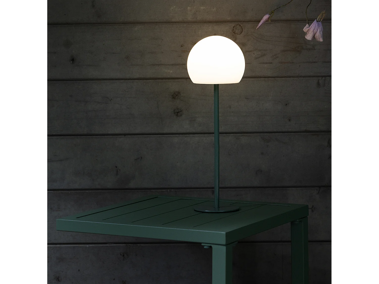 Lámpara de mesa LED verde ISIS - HAPPY GARDEN