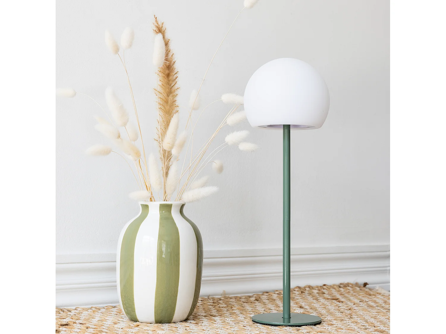 Lámpara de mesa LED verde ISIS - HAPPY GARDEN