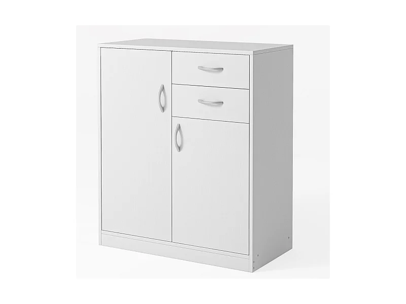 Moderne Kommode und Regale Loft weißen Schrank Tür 74cm
