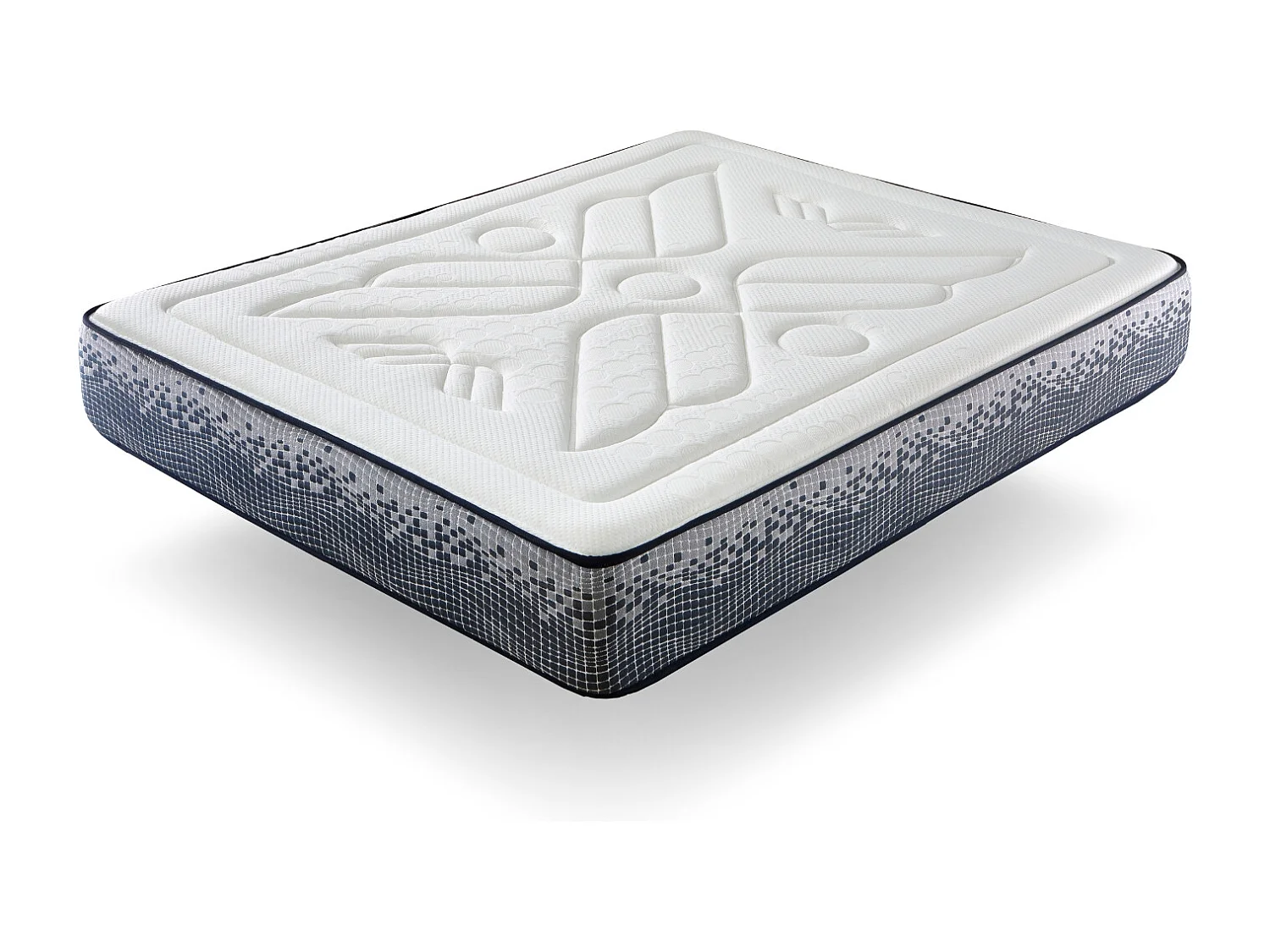 Matelas 200X200 INFINITY SPRING épaisseur 29 CM | Mémoire de Forme Multicouche | Ergonomique | Fermeté Moyenne | Respirant & Antibactérien