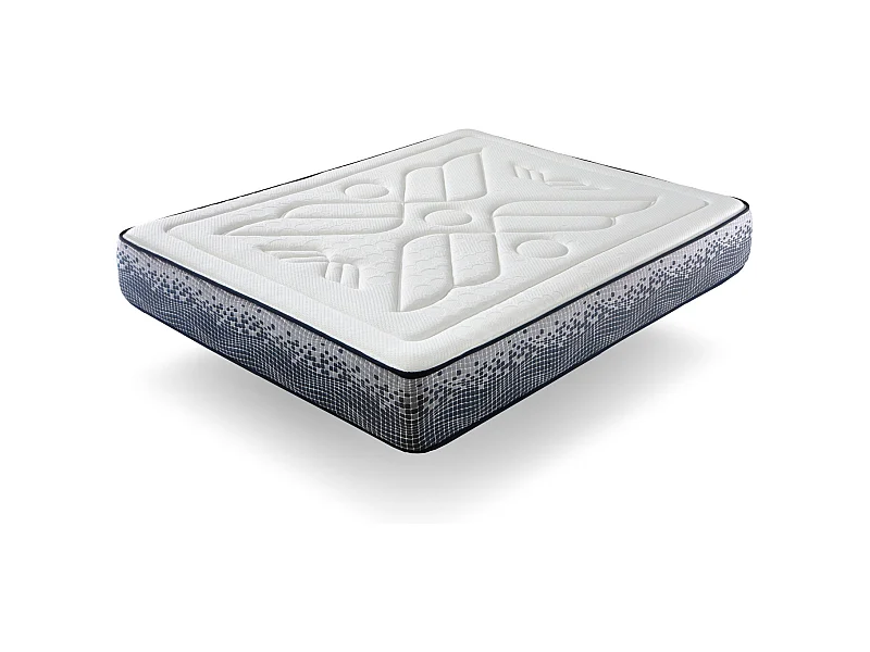 INFINITY FOAM Matratze 120x200 cm – 29 cm Höhe | 7-Zonen Kaltschaum & Memory-Schaum | Ergonomisch | Mittelfest | Atmungsaktiv & Antibakteriell