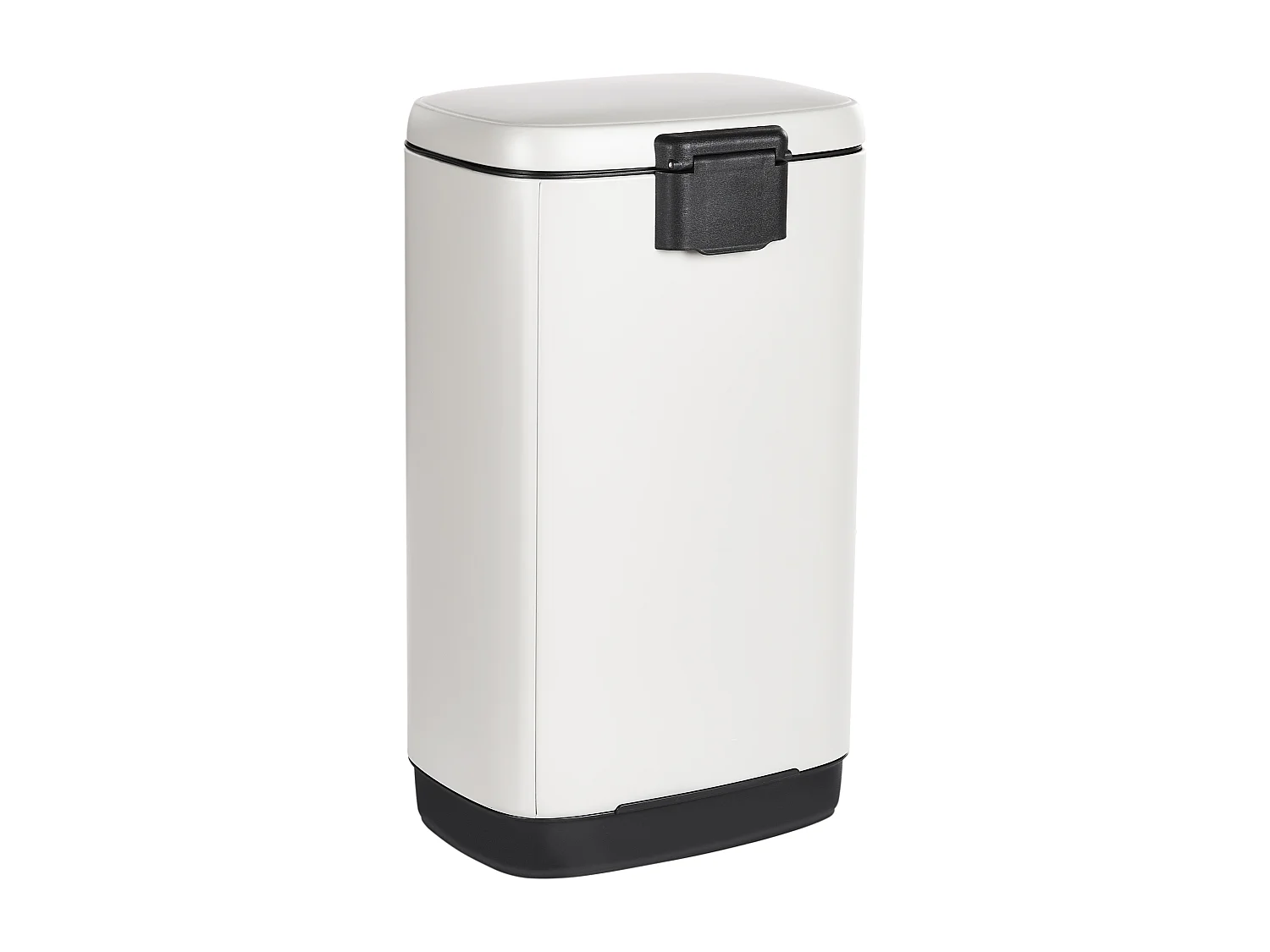 Poubelle 30 L ECOCOLLECT Métal Blanc