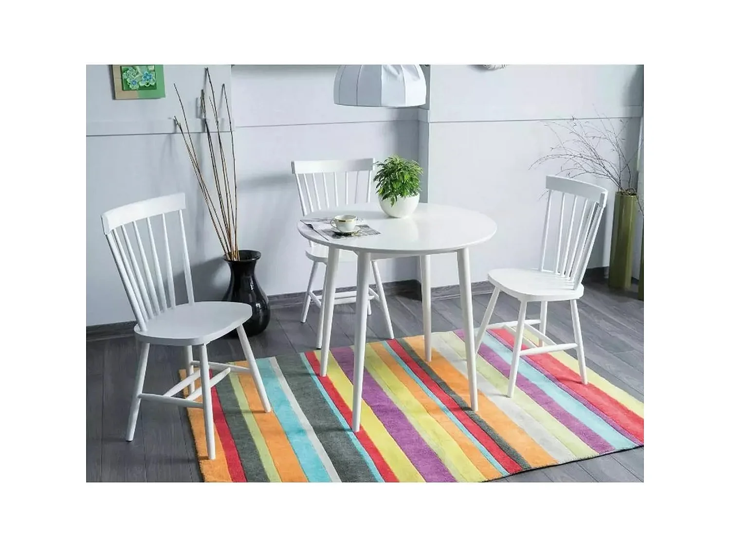 Esstisch Larson LM (90x75)/MDF/Weiss