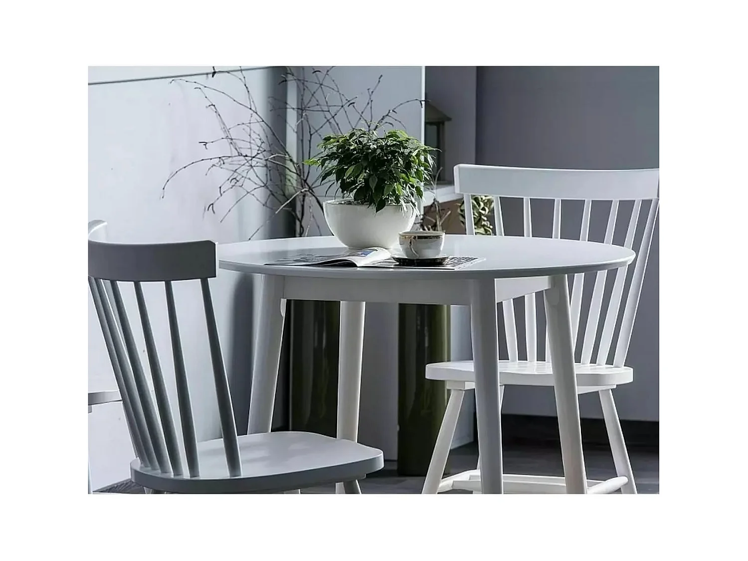 Esstisch Larson LM (90x75)/MDF/Weiss