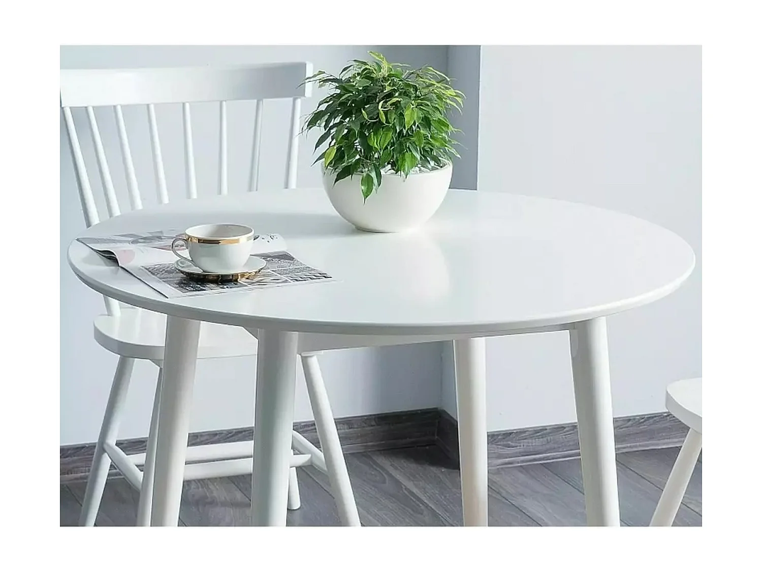 Esstisch Larson LM (90x75)/MDF/Weiss