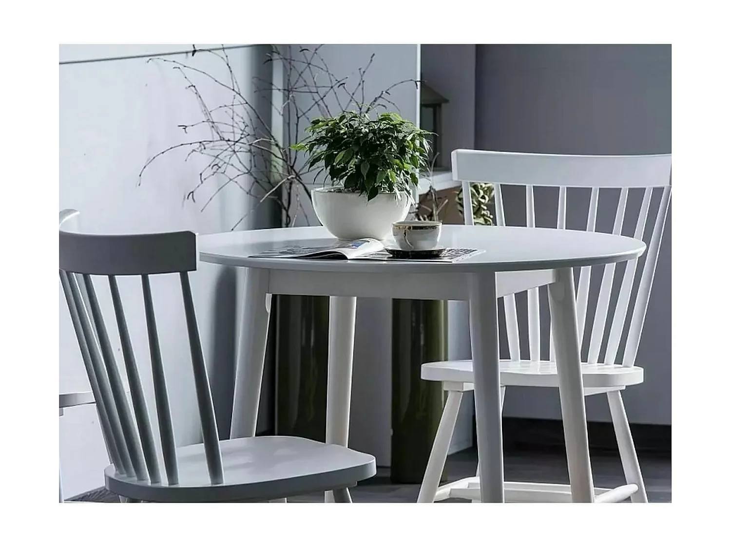 Esstisch Larson LM (90x75)/MDF/Weiss