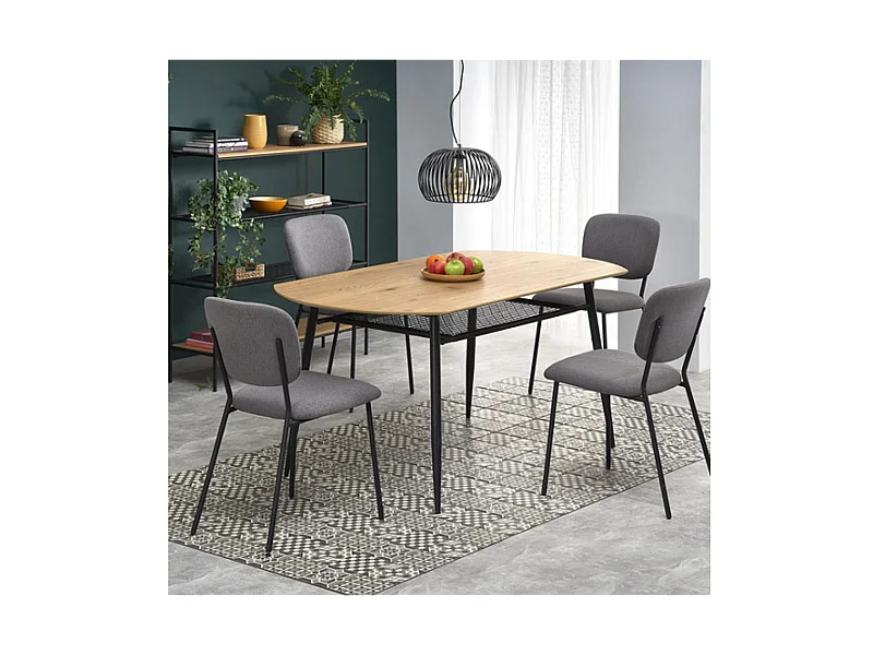 Esstisch Lazio (90x160)/Keramik&Metall/braun