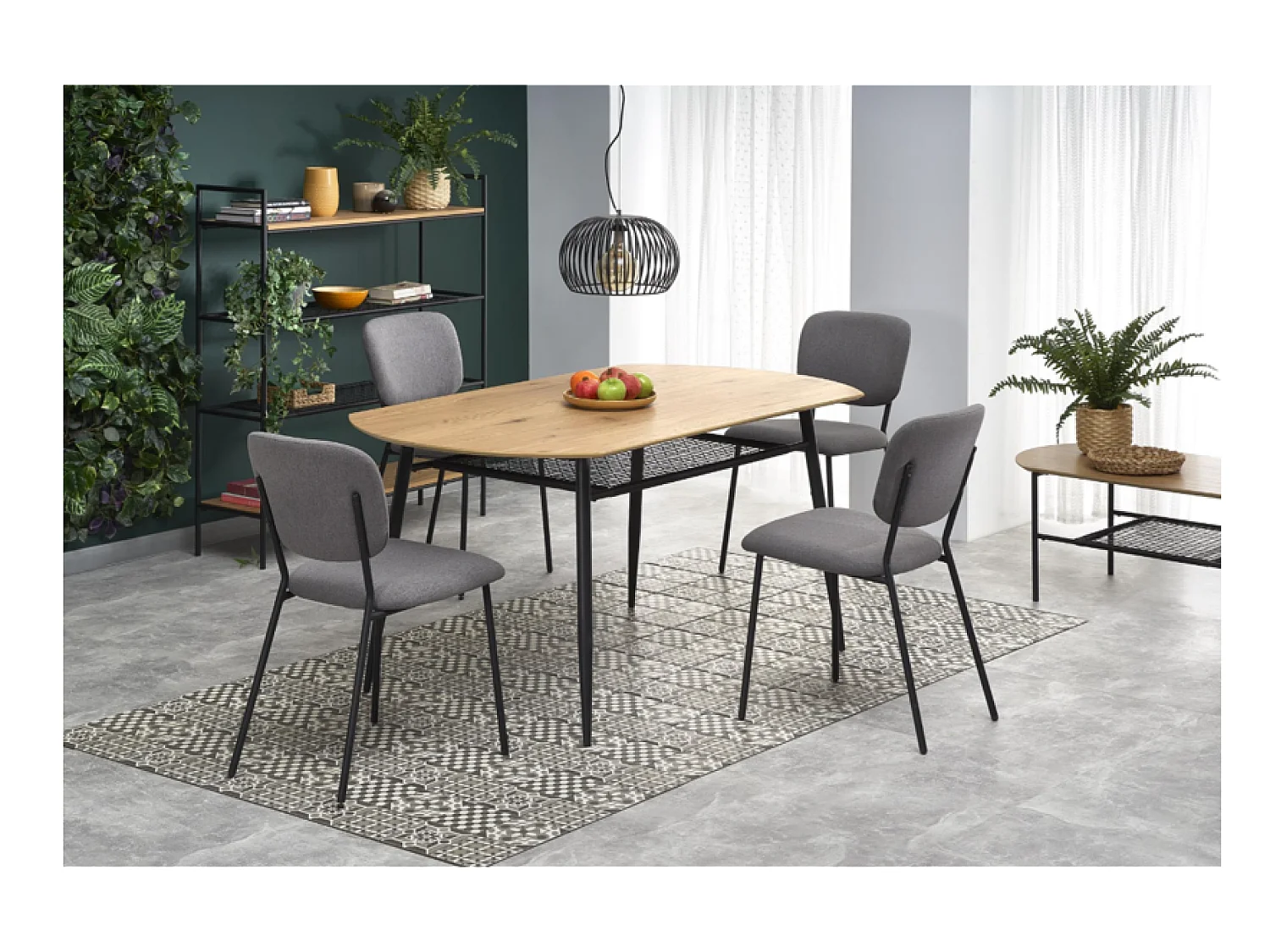 Table de salle à manger  Lazio (90x160)/Céramique /brun