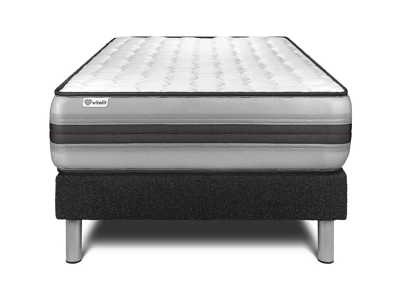 Ensemble Matelas Sommier 90x190 cm - Vitalpower Recover