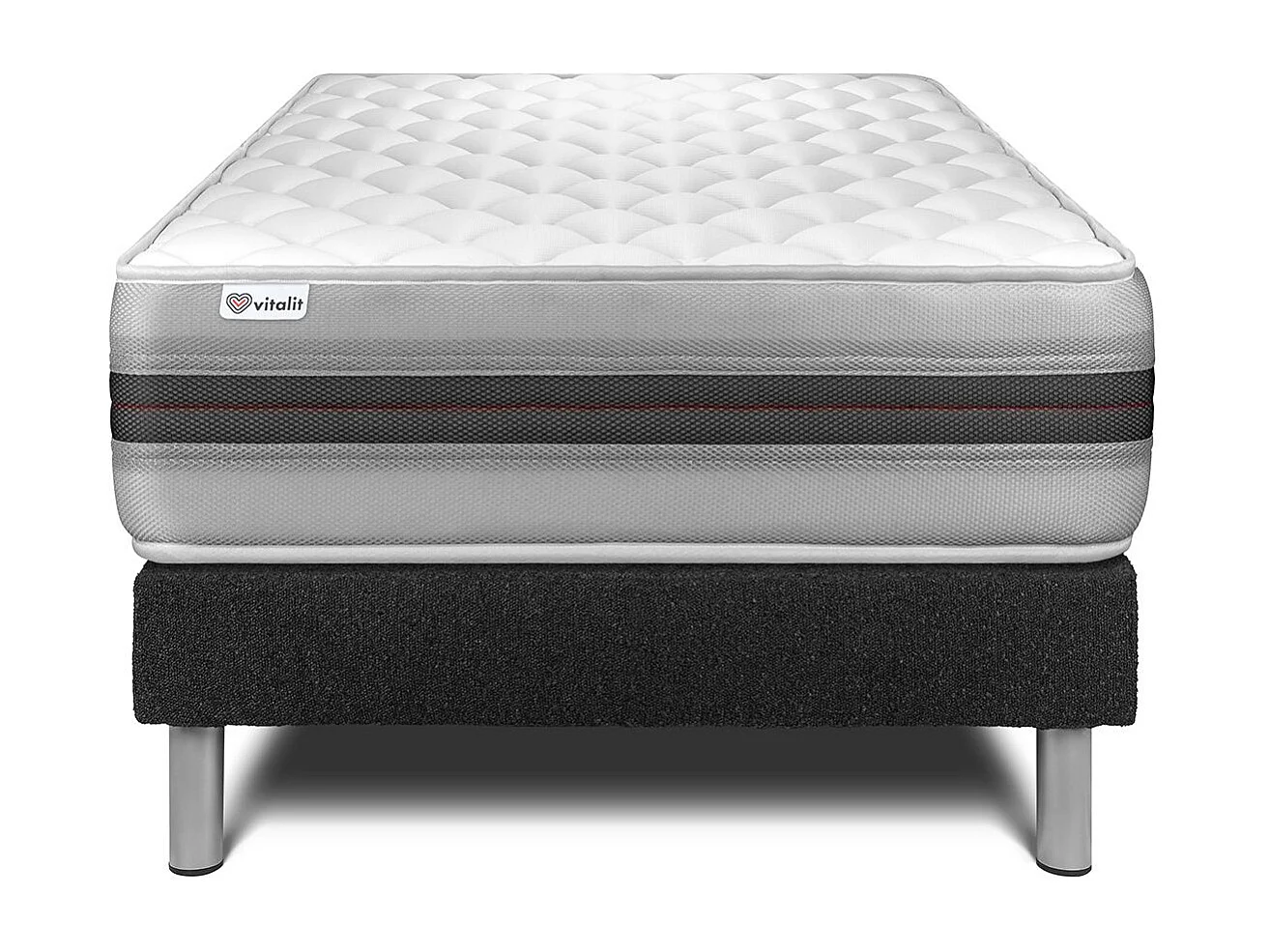 Ensemble Matelas Sommier 90x190 cm - Vitalmemo Back