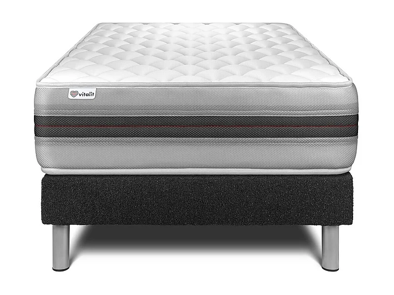 Ensemble Matelas Sommier 90x190 cm - Vitalmemo Back