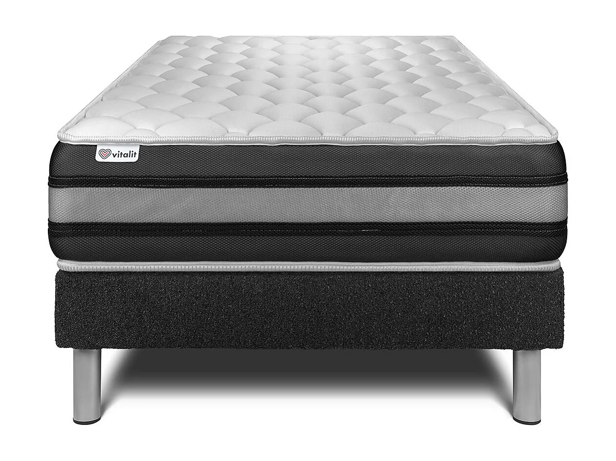 Ensemble Matelas Sommier 90x190 cm - Vitalspring Zen