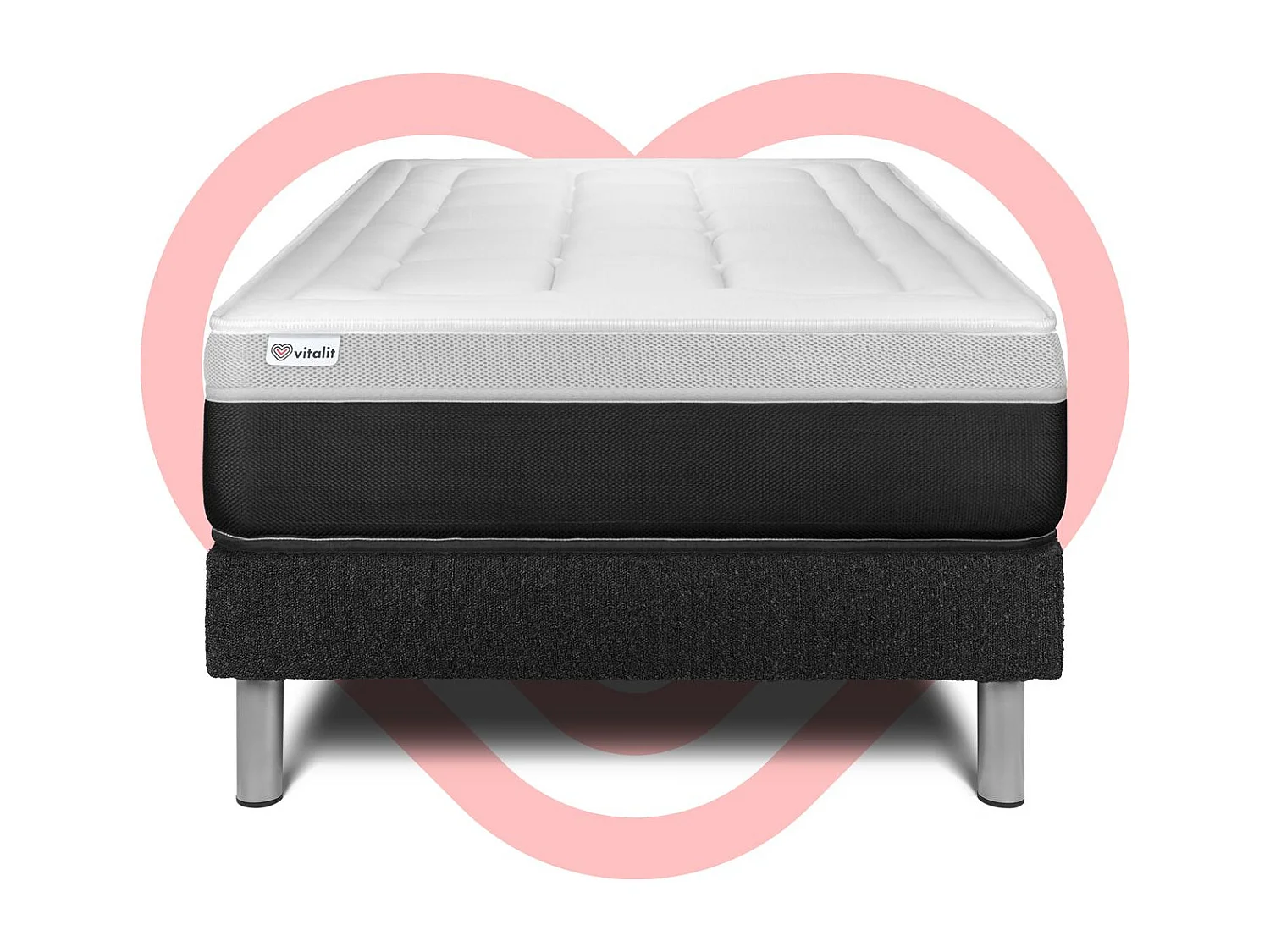 Ensemble Matelas Sommier 90x190 cm - Vital Form