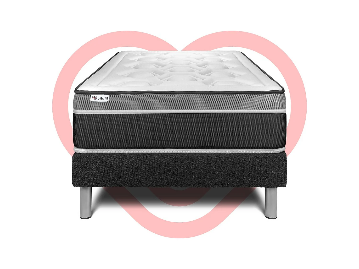 Ensemble Matelas Sommier 90x190 cm - Vital Care