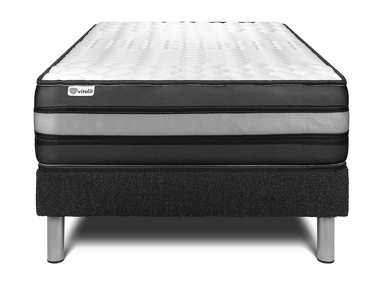 Ensemble Matelas Sommier 90x190 cm - Vital Power Zen