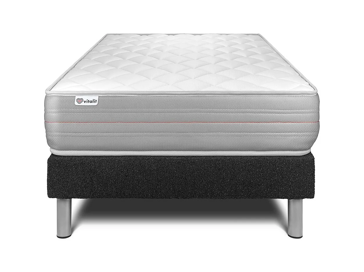 Ensemble Matelas Sommier 90x190 cm - Vitalmemo