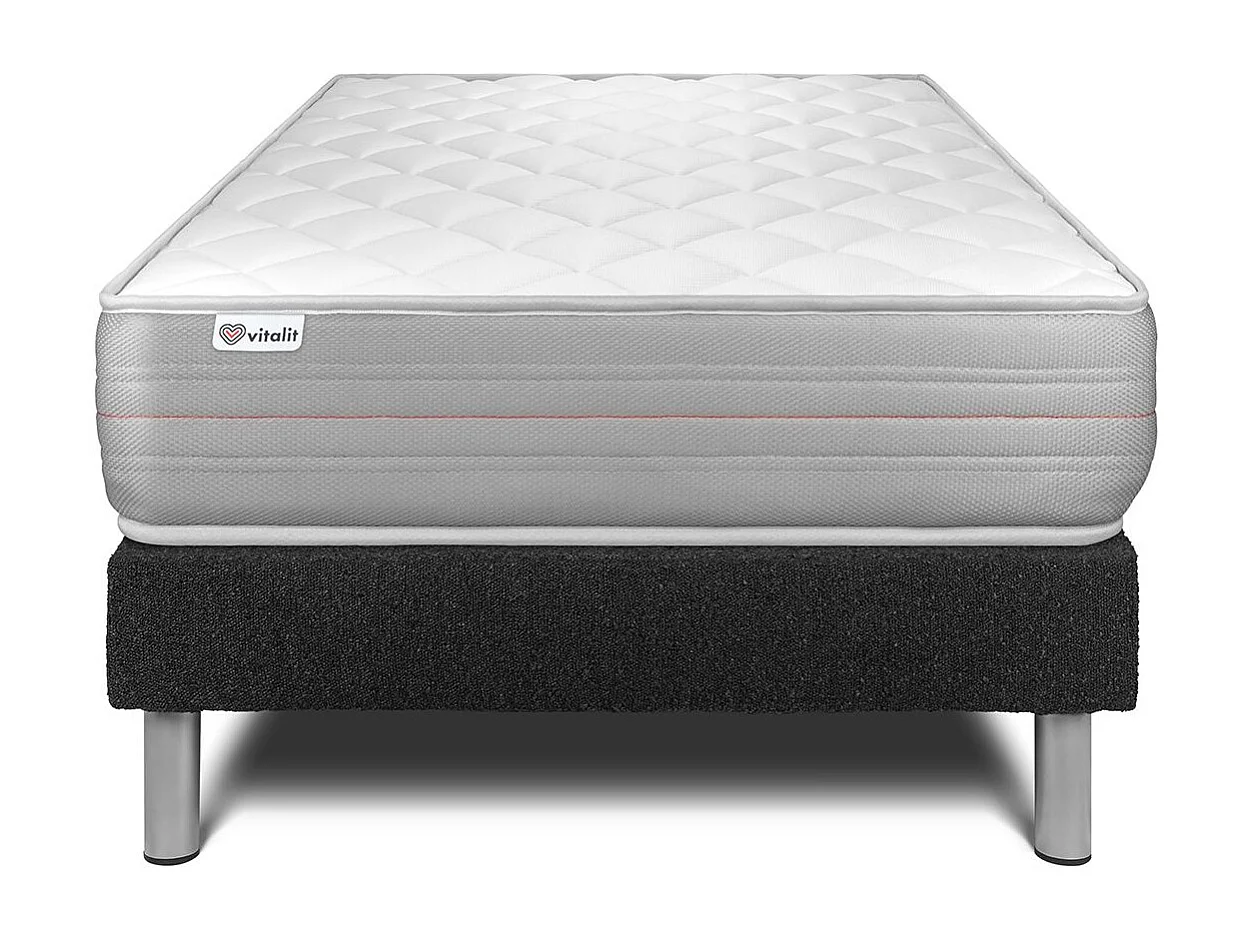Ensemble Matelas Sommier 90x190 cm - Vitalmemo