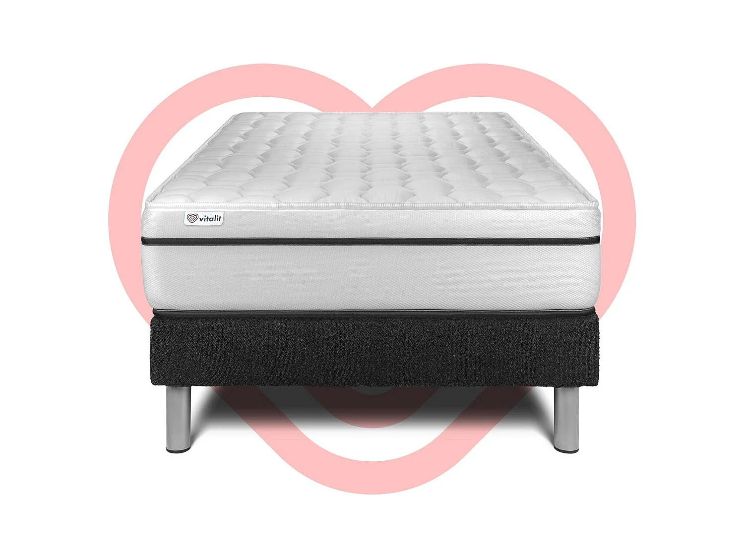 Ensemble Matelas Sommier 90x190 cm - Vital Spa