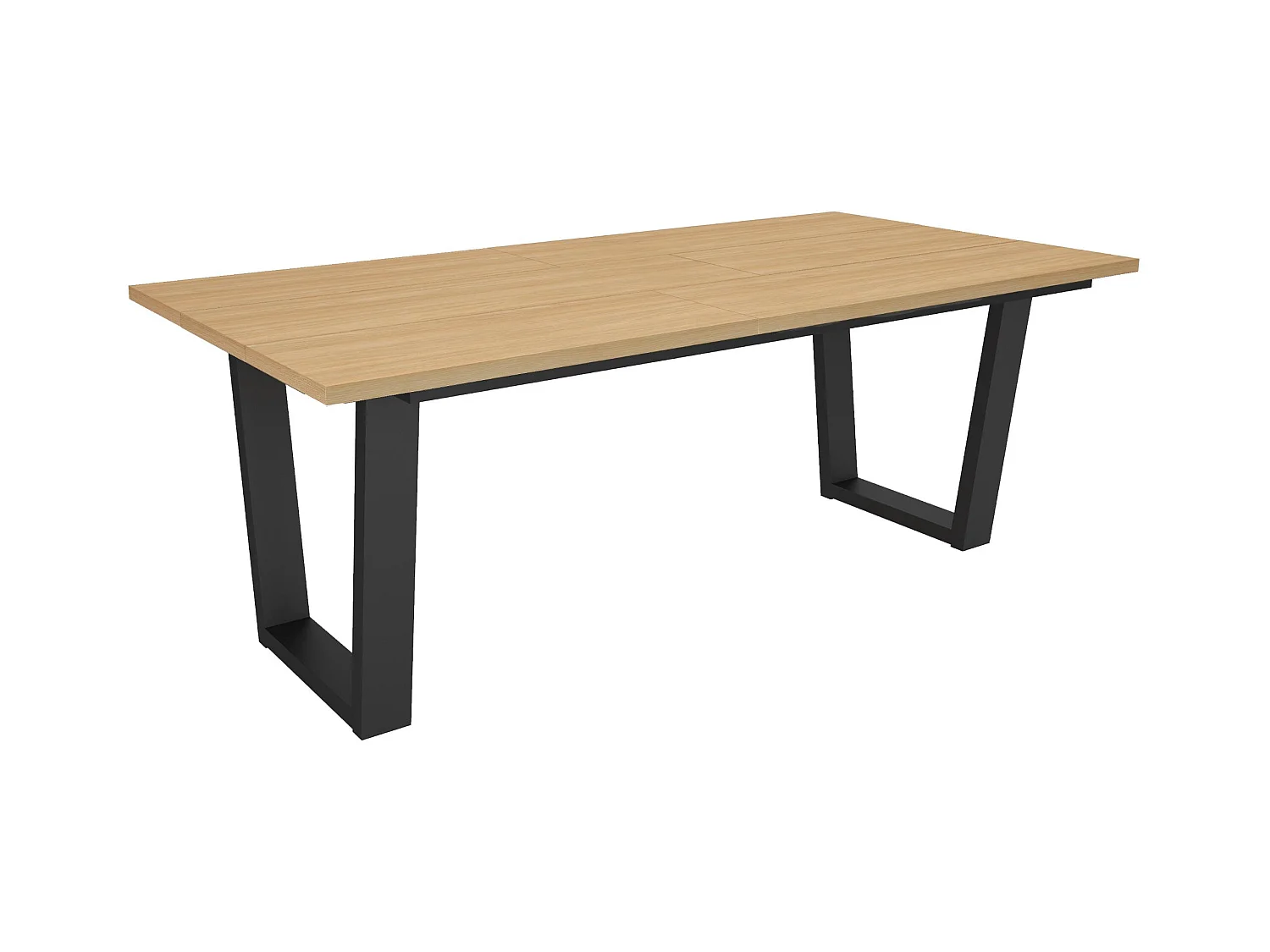 Table à manger, 194x90x74 cm, Pour 10 personnes, Meubles de Salon, Chêne soft