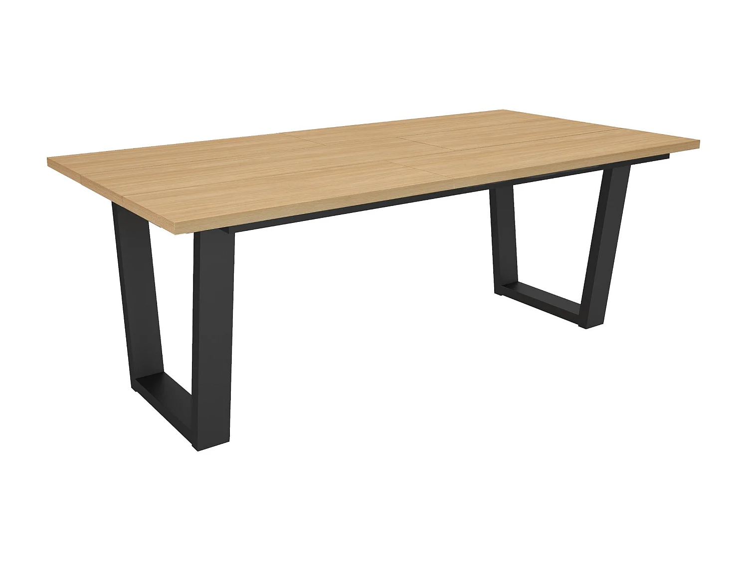 Table à manger, 194x90x74 cm, Pour 10 personnes, Meubles de Salon, Chêne soft