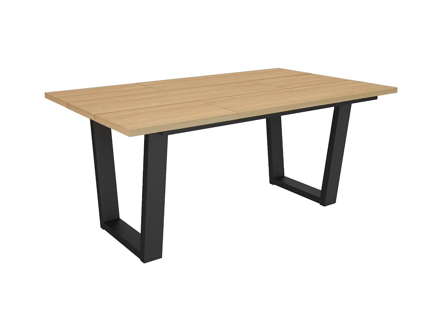 Table à manger, 167x90x74 cm, Pour 8 personnes, Meubles de Salon, Chêne soft