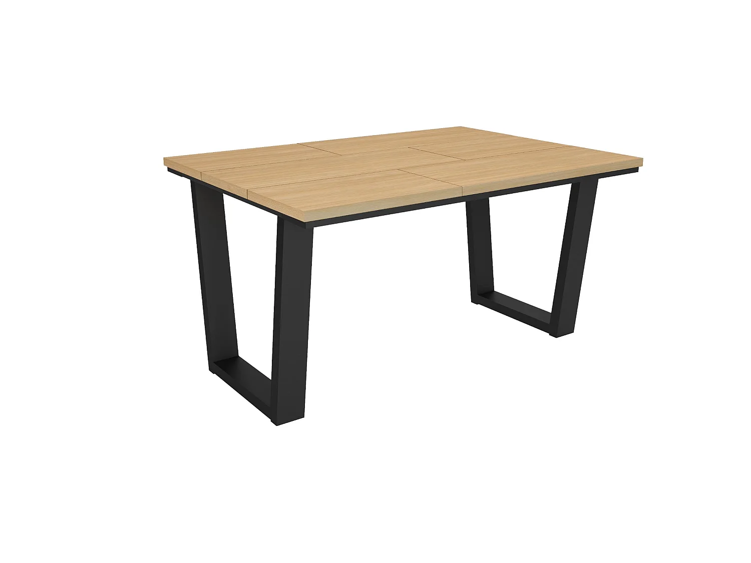 Eettafel, 140x90x74cm, Voor 6 personen, Dining Table, Eiken soft