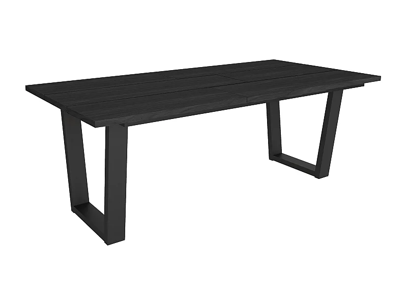 Mesa Sala de Jantar, 194x90x74cm, Para 10 pessoas, Móveis Sala Jantar, Preto