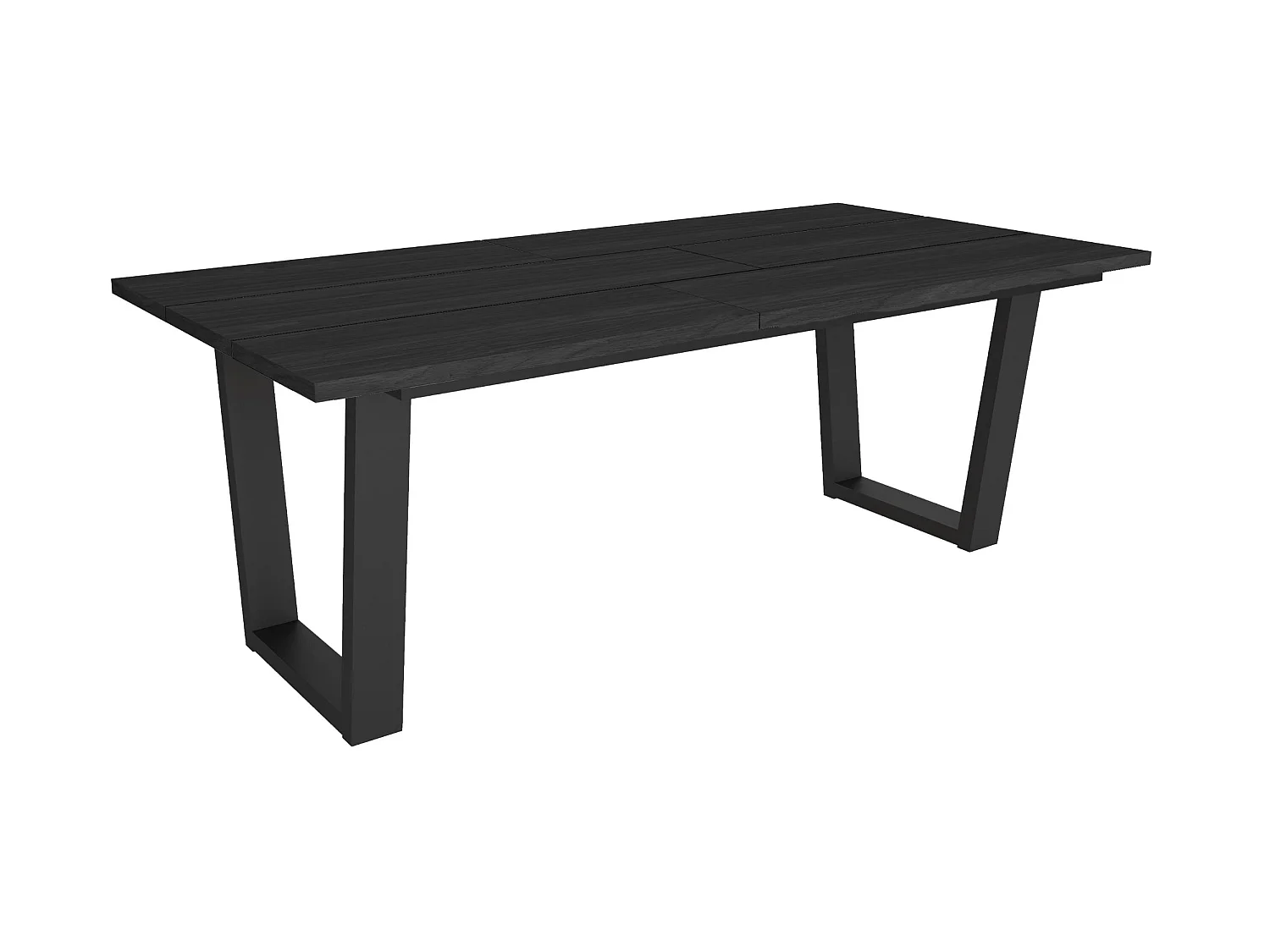Table à manger, 194x90x74cm, Pour 10 personnes, Meubles de Salon, Noir