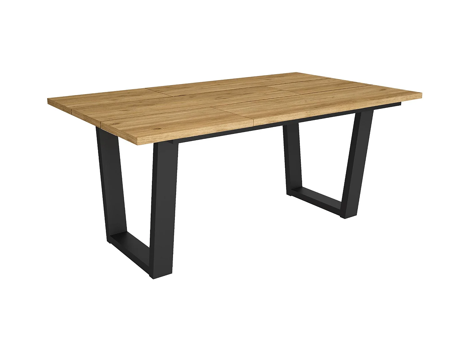 Table à manger, 167x90x74 cm, Pour 8 personnes, Meubles de Salon, Chêne