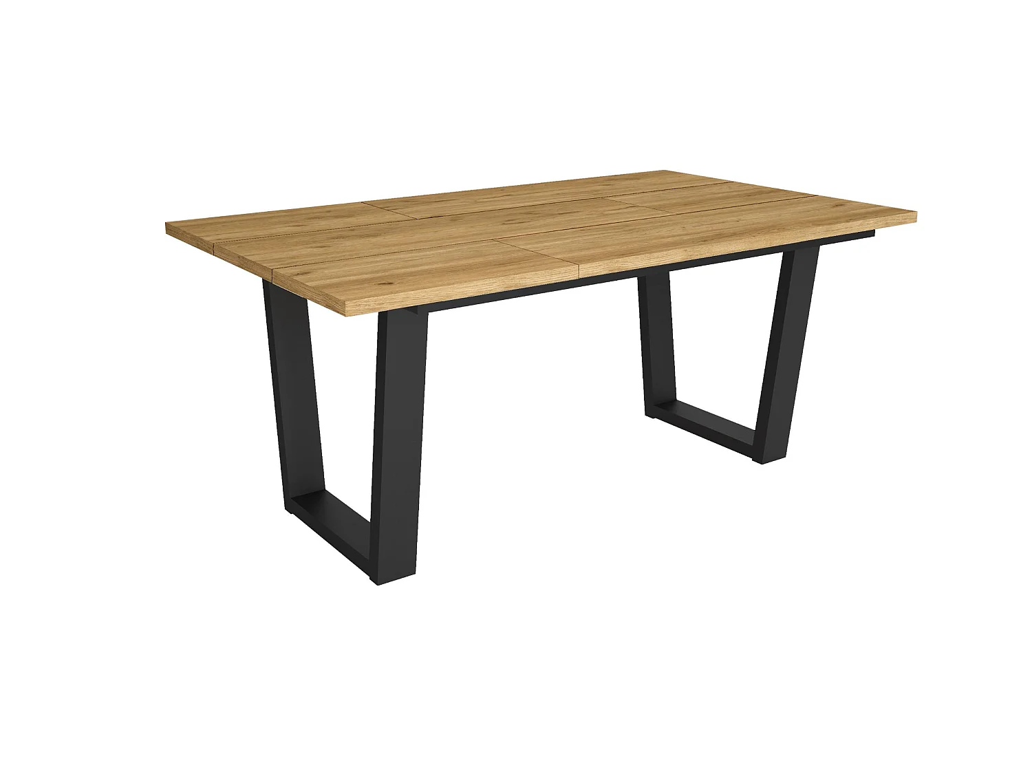 Table à manger, 167x90x74cm, Pour 8 personnes, Meubles de Salon, Chêne