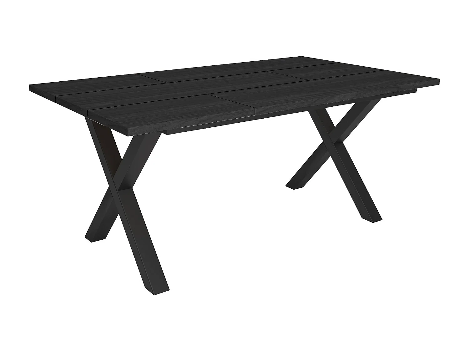 Mesa Sala de Jantar, 167x90x74cm, Para 8 pessoas, Móveis Sala Jantar, Preto